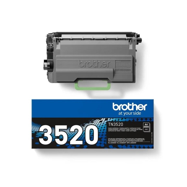Brother TN3520 Preto Toner Original