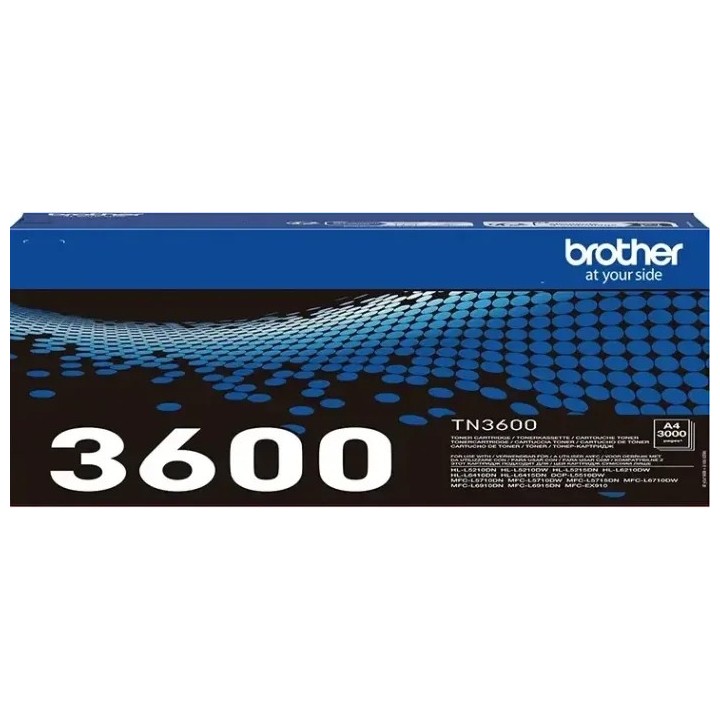 Brother TN3600 Preto Toner Original - TN3600