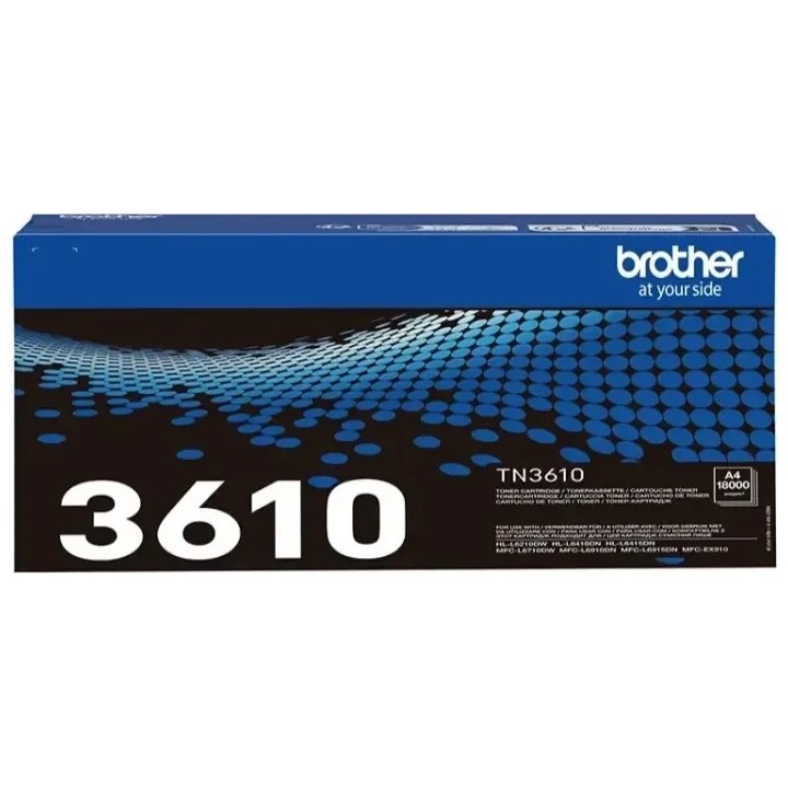 Brother TN3610 Preto Toner Original - TN3610