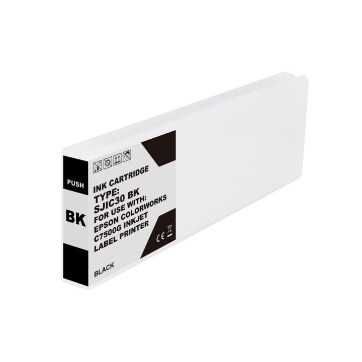 Epson SJIC30P Preto Tinteiro Pigmentada Compatível