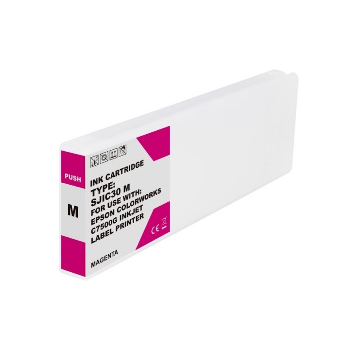 Epson SJIC30P Magenta Tinteiro Pigmentada Compatível