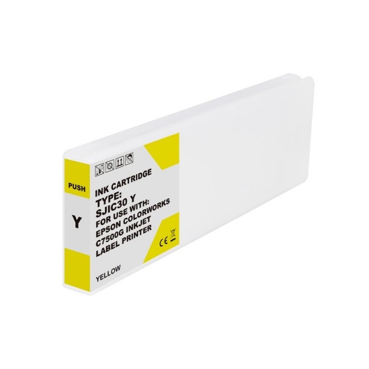 Epson SJIC30P Amarelo Tinteiro Pigmentada Compatível