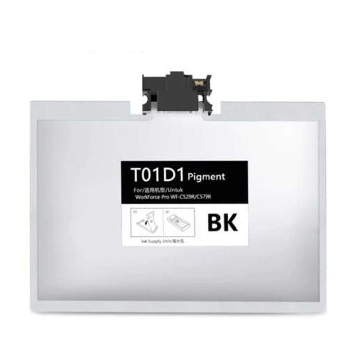 Epson T01D1/T01C1 Preto Tinteiro Pigmentada Compatível