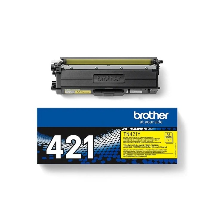 Brother TN421 Amarelo Toner Original - TN421E