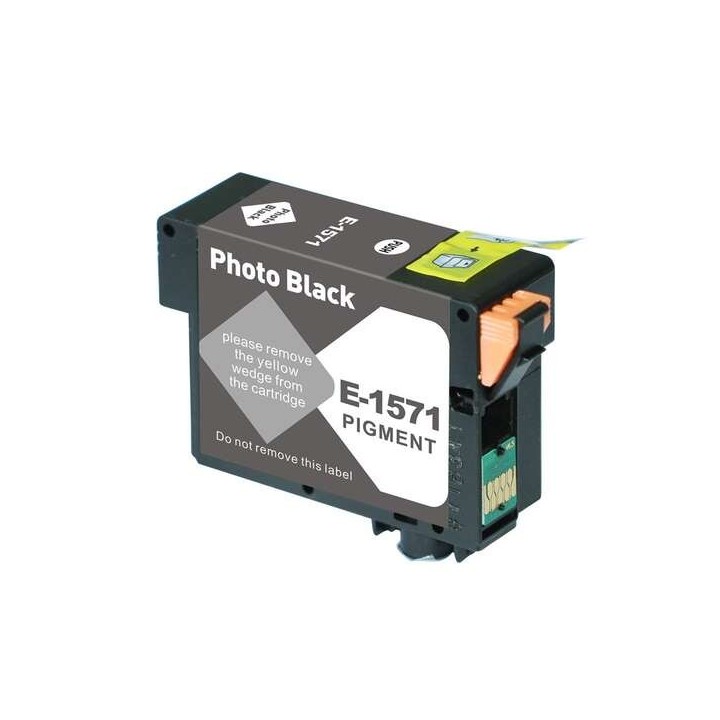 Epson T1571 Preto Photo Tinteiro Pigmentada Compatível
