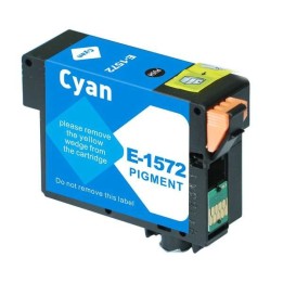 Epson T1572 Ciano Tinteiro Pigmentada Compatível
