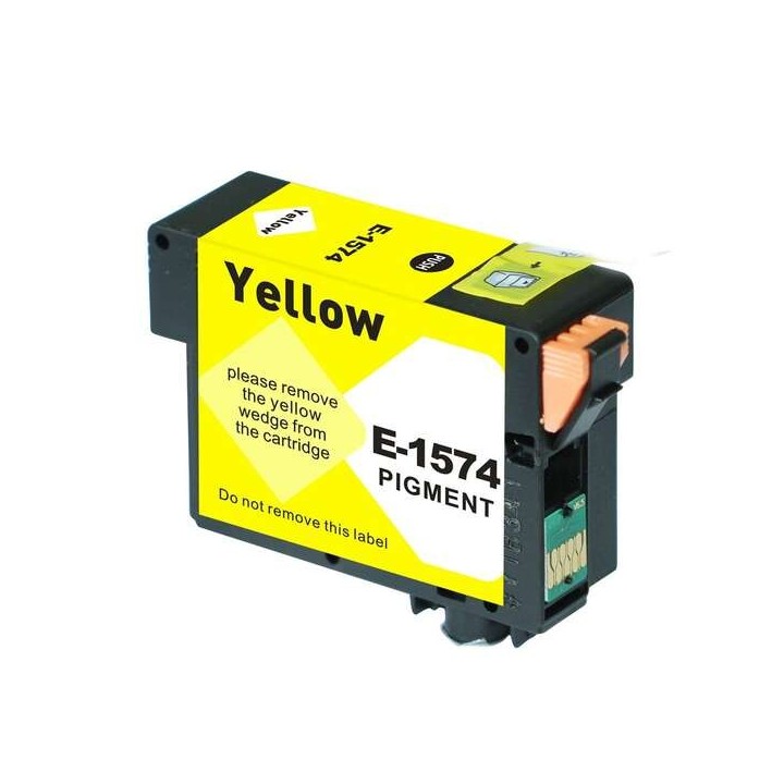 Epson T1574 Amarelo Tinteiro Pigmentada Compatível
