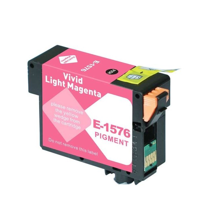 Epson T1576 Magenta Light Tinteiro Pigmentada Compatível