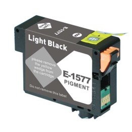 Epson T1577 Preto Light Tinteiro Pigmentada Compatível