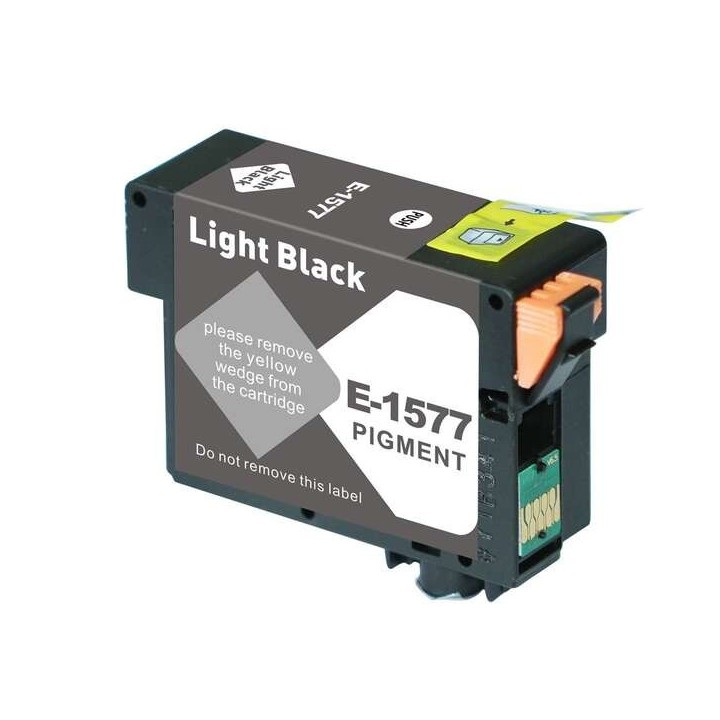 Epson T1577 Preto Light Tinteiro Pigmentada Compatível