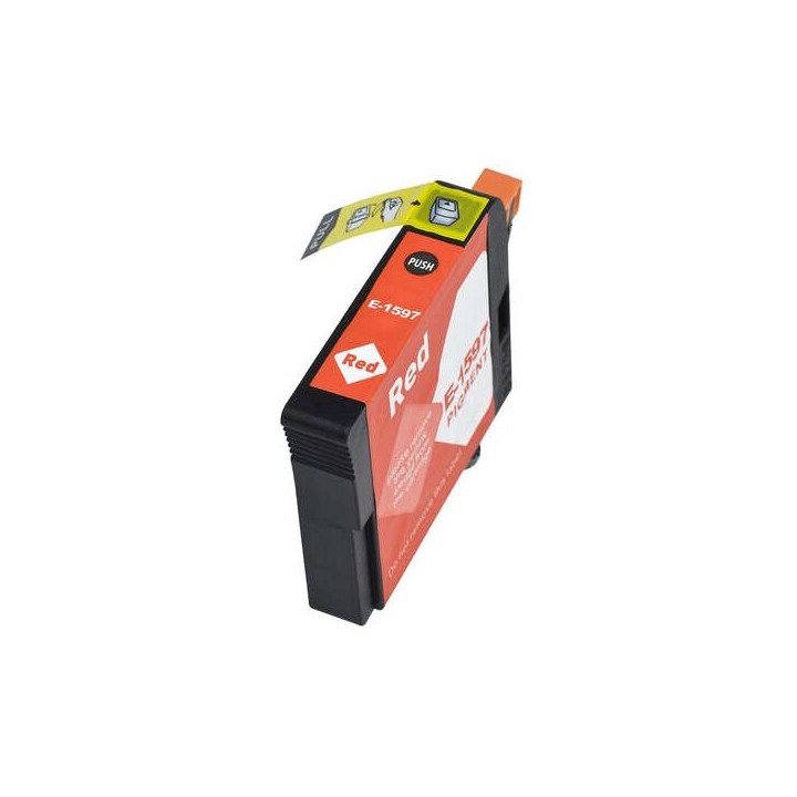 Epson T1597 Vermelho Tinteiro Pigmentada Compatível
