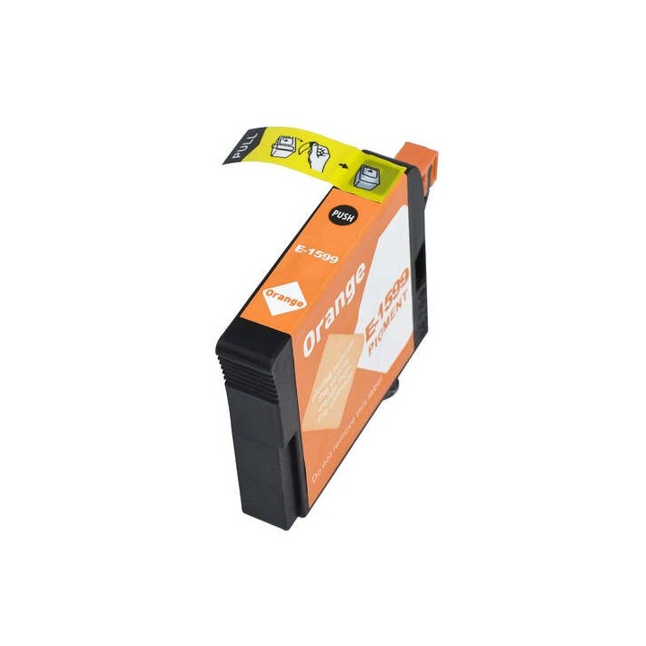 Epson T1599 Laranja Tinteiro Pigmentada Compatível