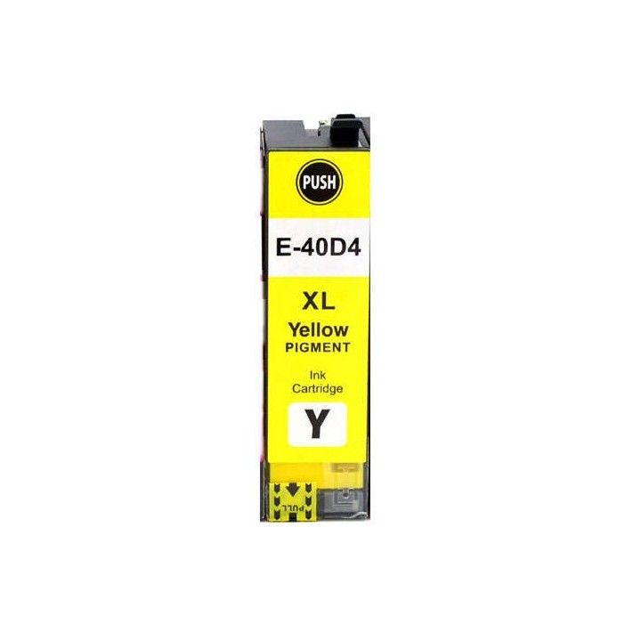 Epson T40D4 Amarelo Tinteiro Pigmentada Compatível