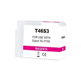 Epson T46S3 Magenta Vivido Tinteiro Pigmentada Compatível