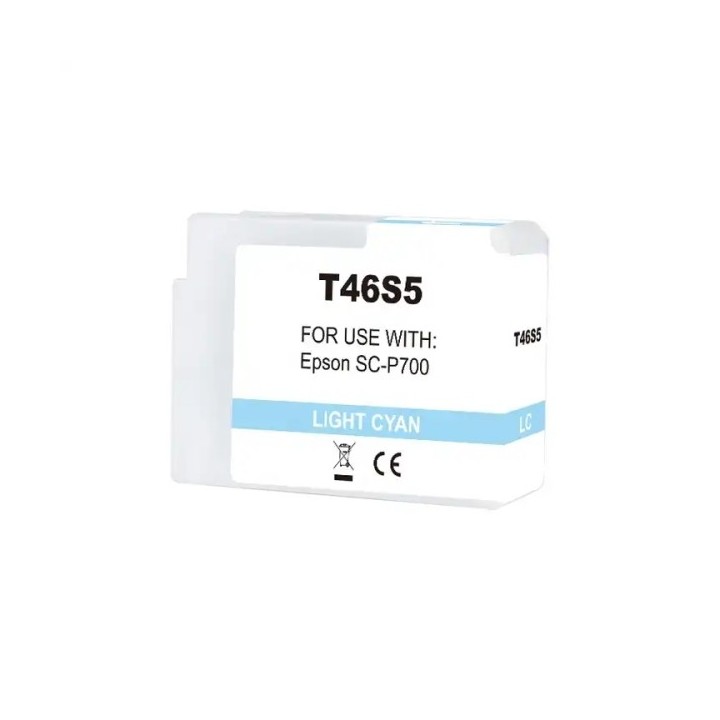 Epson T46S5 Ciano Light Tinteiro Pigmentada Compatível