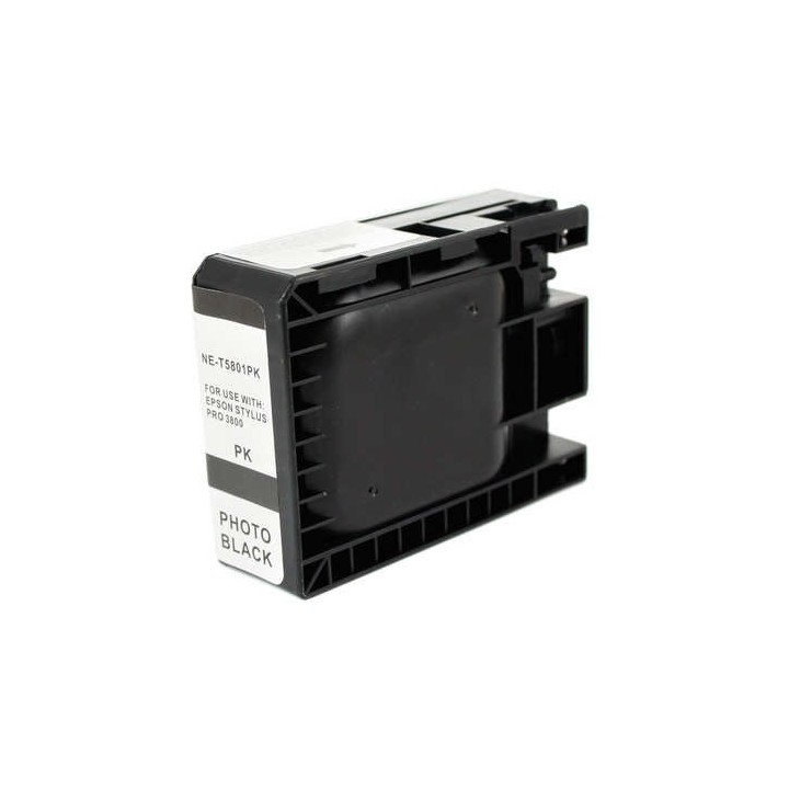 Epson T5801 Preto Photo Tinteiro Pigmentada Compatível