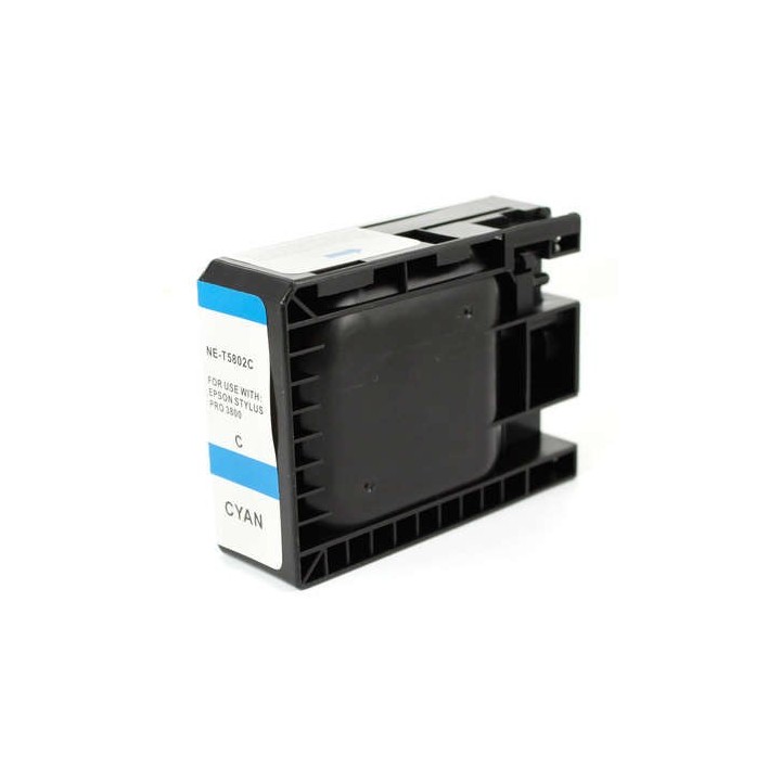 Epson T5802 Ciano Tinteiro Pigmentada Compatível