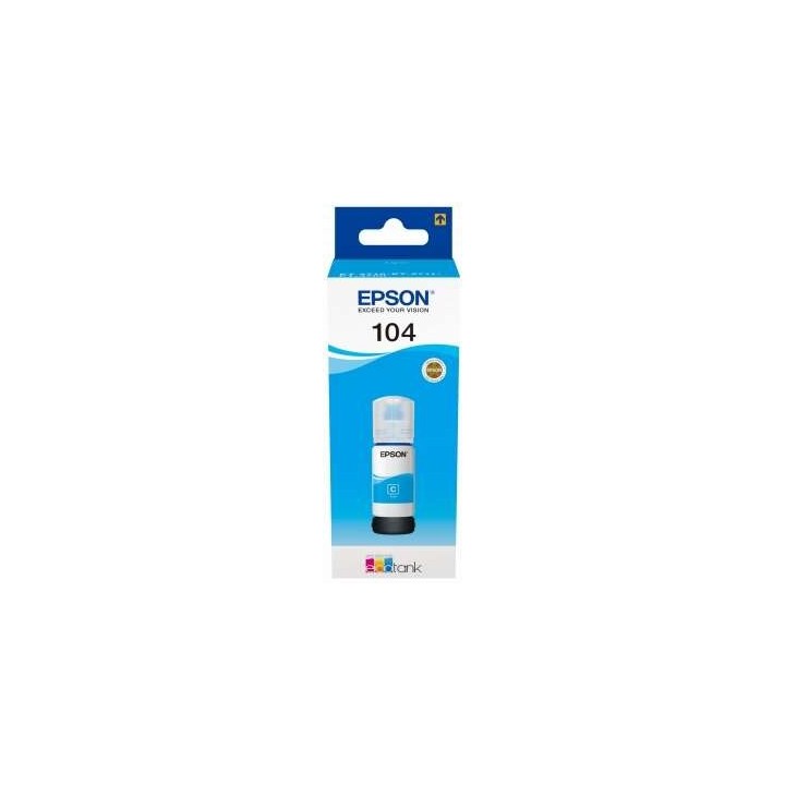 Epson 104 Ciano Frasco de Tinta Original - C13T00P240