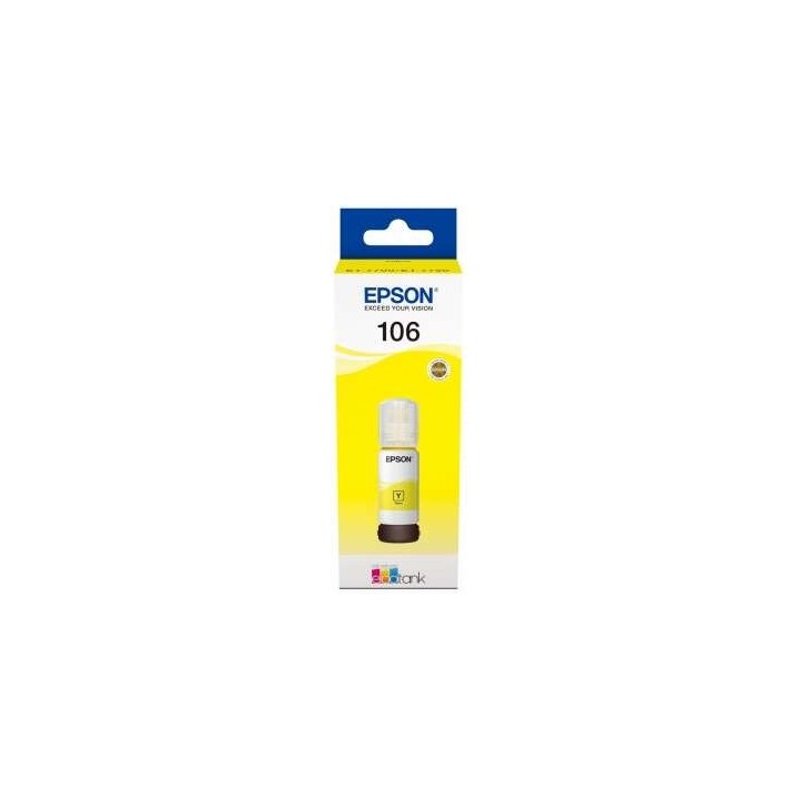 Epson 106 Amarelo Frasco de Tinta Original - C13T00R440