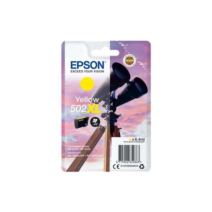 Epson 502XL Amarelo Tinteiro Original - C13T02W44010