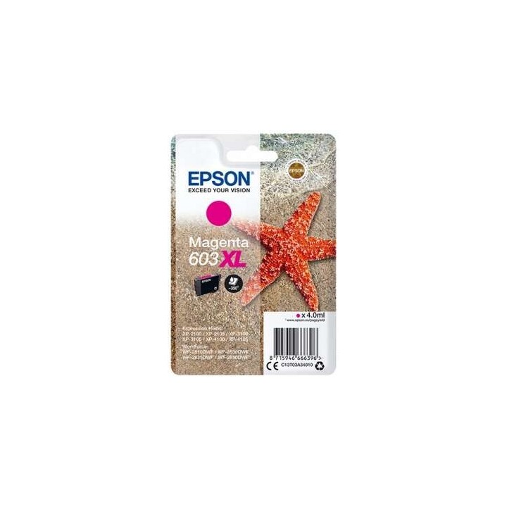 Epson 603XL Magenta Tinteiro Original - C13T03A34010