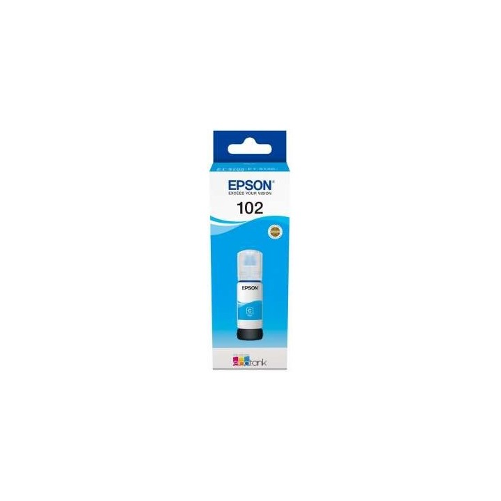 Epson 102 Ciano Frasco de Tinta Original - C13T03R240