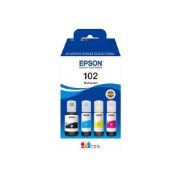 Epson 102 Pack de 4 Frascos de Tinta Originais - C13T03R640