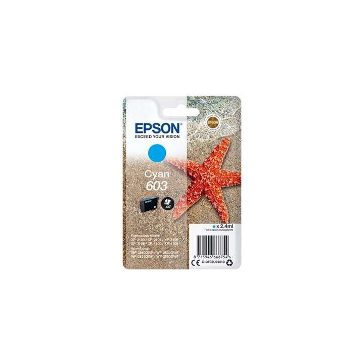 Epson 603 Ciano Tinteiro Original - C13T03U24010