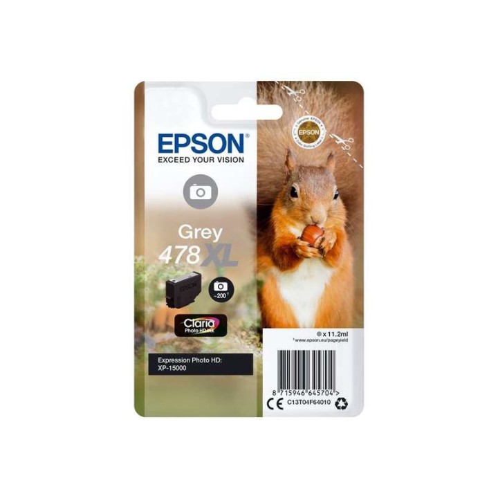 Epson 478XL Cinzento Tinteiro Original - C13T04F64010