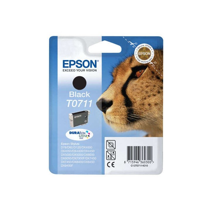 Epson T0711 Preto Tinteiro Original - C13T07114012