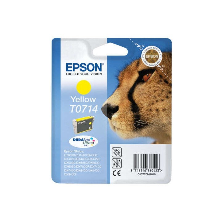 Epson T0714 Amarelo Tinteiro Original - C13T07144012