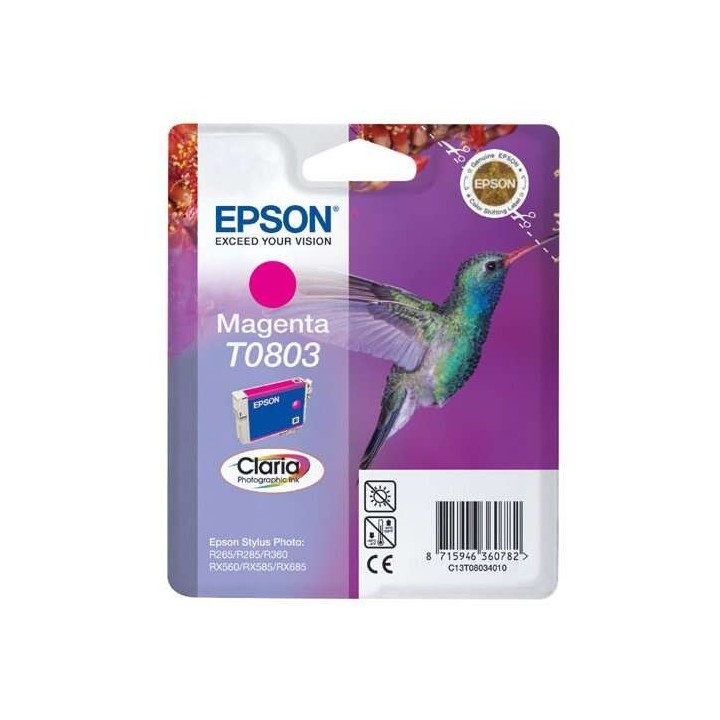 Epson T0803 Magenta Tinteiro Original - C13T08034011