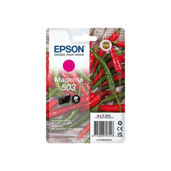 Epson 503 Magenta Tinteiro Original - C13T09Q34010