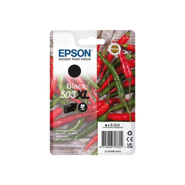 Epson 503XL Preto Tinteiro Original - C13T09R14010