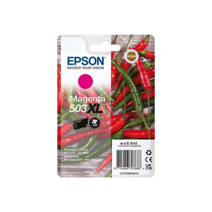 Epson 503XL Magenta Tinteiro Original - C13T09R34010