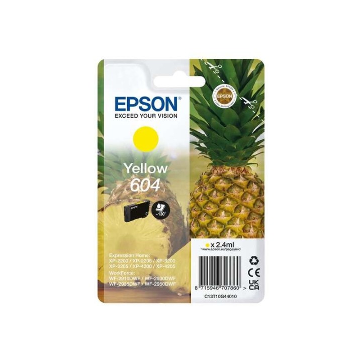 Epson 604 Amarelo Tinteiro Original - C13T10G44010