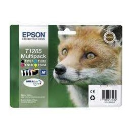 Epson T1285 Pack de 4 Cartuchos de Tinta Originais - C13T12854012