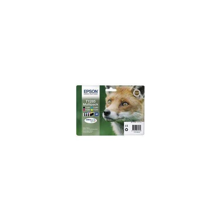 Epson T1285 Pack de 4 Cartuchos de Tinta Originais - C13T12854012