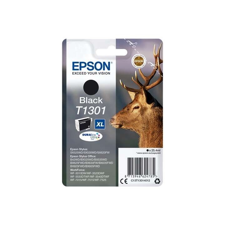 Epson T1301 Preto Tinteiro Original - C13T13014012