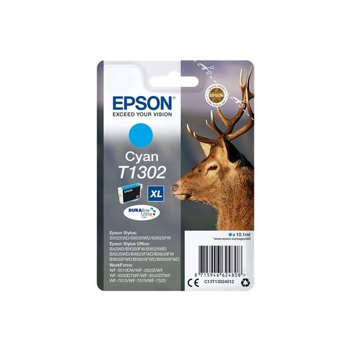 Epson T1302 Ciano Tinteiro Original - C13T13024012