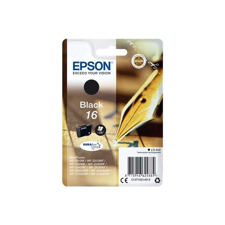 Epson T1621 Preto Tinteiro Original - C13T16214012