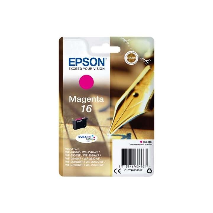 Epson T1623 Magenta Tinteiro Original - C13T16234012
