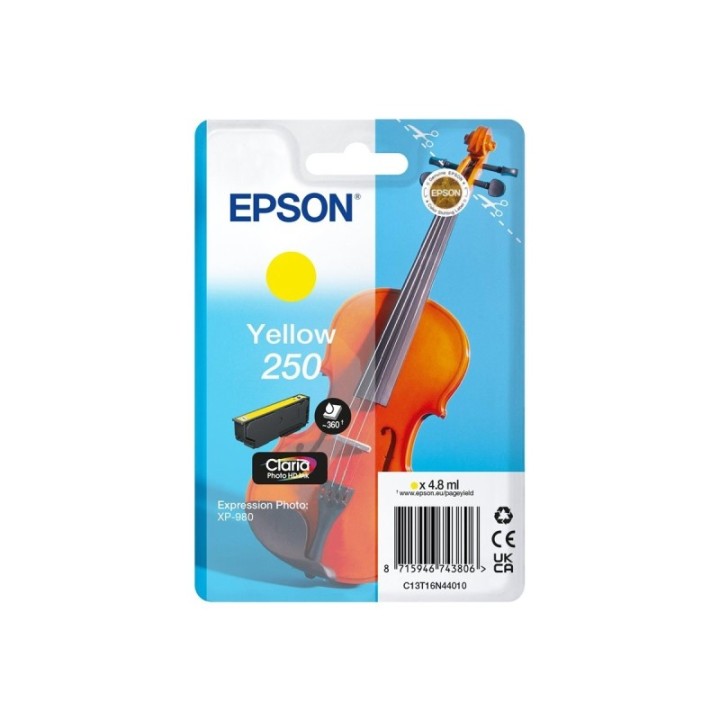 Epson 250 Amarelo Tinteiro Original - C13T16N44010