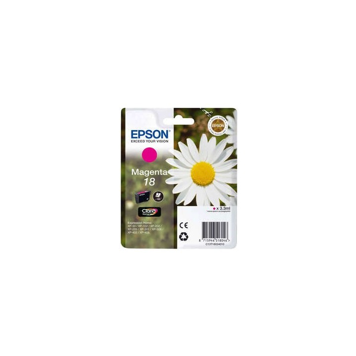 Epson T1803 (18) Magenta Tinteiro Original - C13T18034012