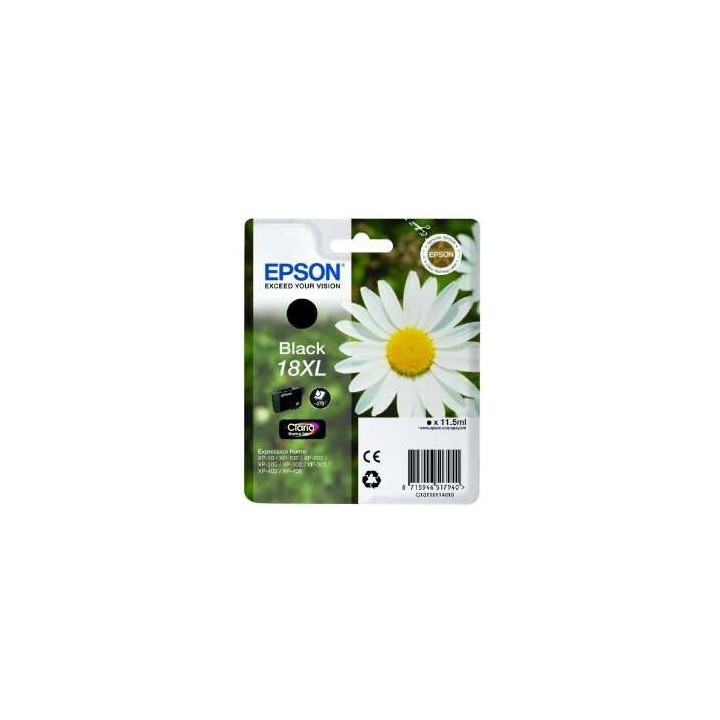 Epson T1811 (18XL) Preto Tinteiro Original - C13T18114012