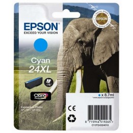 Epson T2432 (24XL) Ciano Tinteiro Original - C13T24324012