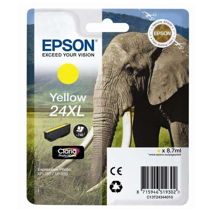 Epson T2434 (24XL) Amarelo Tinteiro Original - C13T24344012
