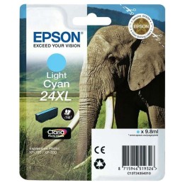 Epson T2435 (24XL) Ciano Light Tinteiro Original - C13T24354012