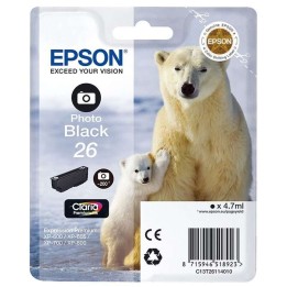 Epson T2611 (26) Preto Photo Tinteiro Original - C13T26114012