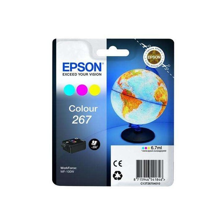 Epson T267 Cor Tinteiro Original - C13T26704010